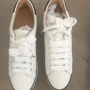 Joie Dabnis Leather Platform Sneakers. Worn once inside.